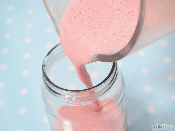 草莓冰淇淋的制作