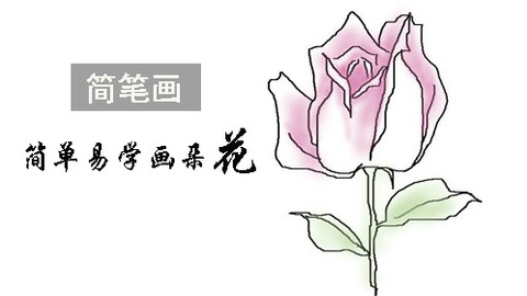【免费】简笔画,简单易学画朵花_简笔画_秋秋-跟谁学