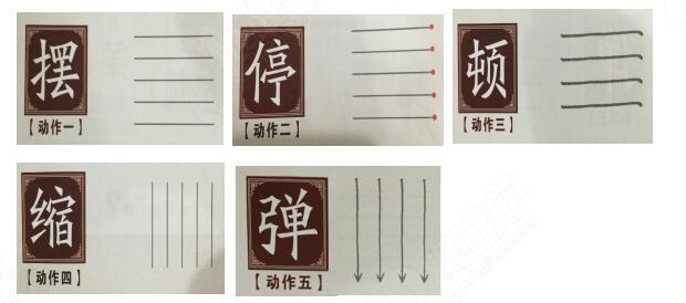 练字姿势;●笔画练字的神笔基本前提●神笔运笔成果展示●神笔水漾花城87设计图图片