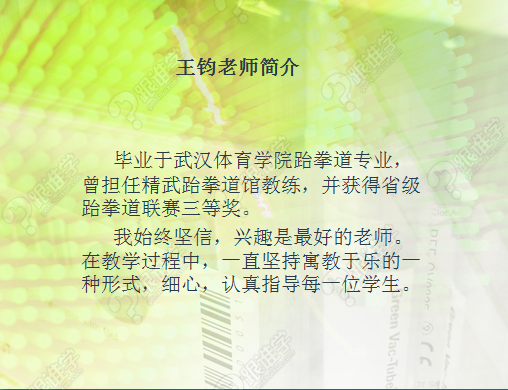 湖北 王钧-跆拳道-找好老师,上跟谁学